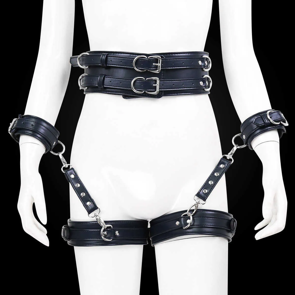 Beauty Items Handcuffs Leg Strap Binding Clothes Adult Couple Slave BDSM Bondage Game Role-playing Toy Lengerie Nuisette Babydoll sexy Toys