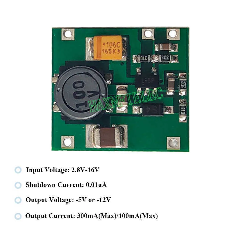 Sortie de convertisseur de tension positive à négative module d'alimentation 5V/-12V