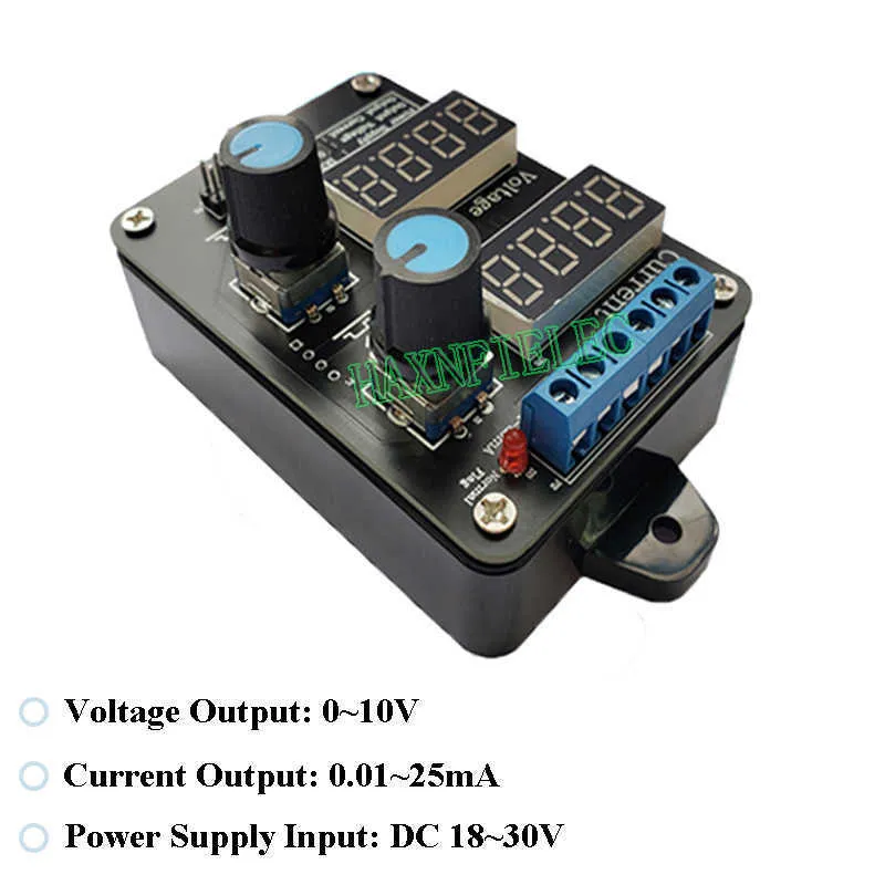 Hoge precisiespanningssignaalgenerator Portable Bron 0-5V-10V