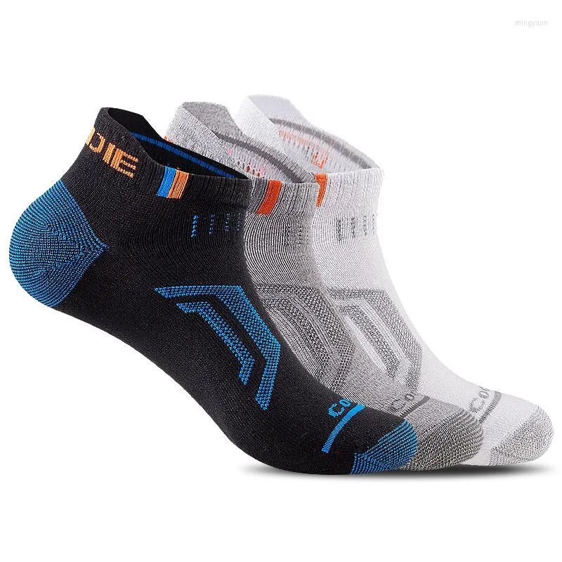 Erkek Çoraplar 3 Çift/Lot Eur35-46 İlkbahar Yaz Sonbahar Slip Olmayan Fitiller Erkekler Kadınlar Sox Yürüyüş Nefes Alabilir Binicilik Coolmax Kısa Çorap S M L