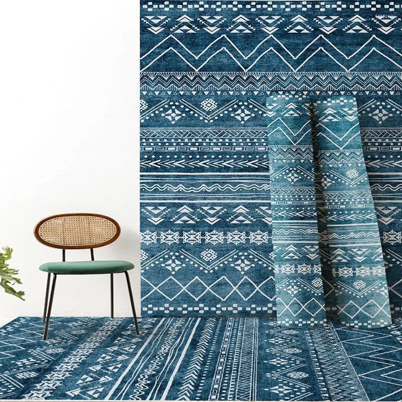 Ковры северная марокканская ковер гостиная Большой размер 200x300 диван кофейные столики коврик для ковриков против клетчатого пола.