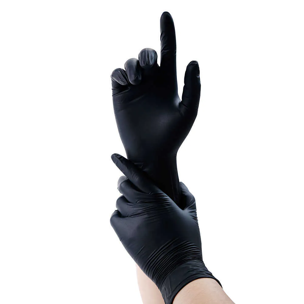 20 stycken Hot-Selling Nitrile Glove White Disponible Medicy Powder Gratis examenshandskar Icke-steril s￤kerhet Hush￥ll