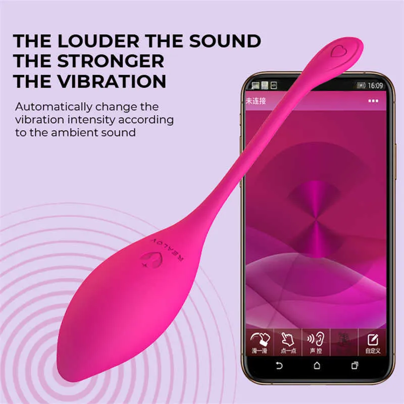 Beauty Items Smart Phone APP Wireless Control 10 Frequency Vibrate Bullet Kegel Ball G-spot Massager sexy Toy Magic Flamingo Jump Egg Vibrator