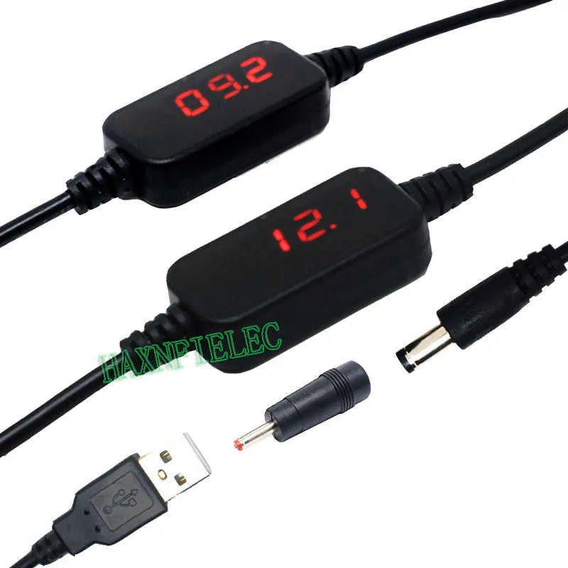 USB 5V до DC 9V 1,5A/12V 1A усилитель мощности проводной конвертер маршрутизатор цифровой дисплей