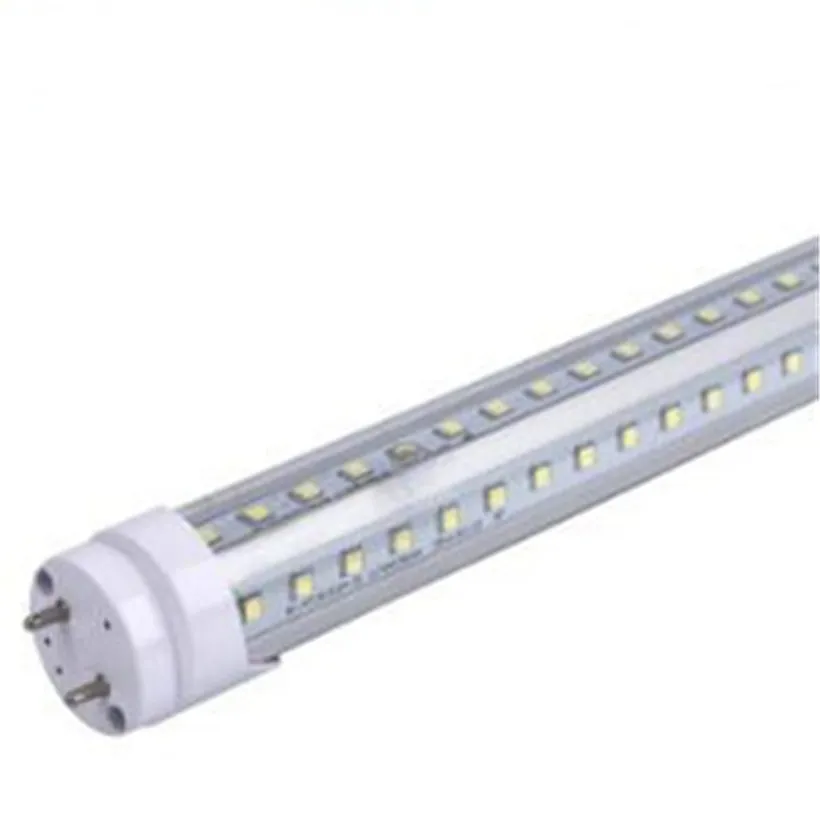 T8 LED-Röhren V-förmig G13 8 Fuß 6 Fuß 5 Fuß 70 W AC85-265 V PF0,95 SMD2835 100 LM/W 2-poliger Sockel Leuchtstofflampen 5000 K 5500 K Naturweiß V-förmige lineare Blasen 250 V 8 Fuß 8 Fuß Stange