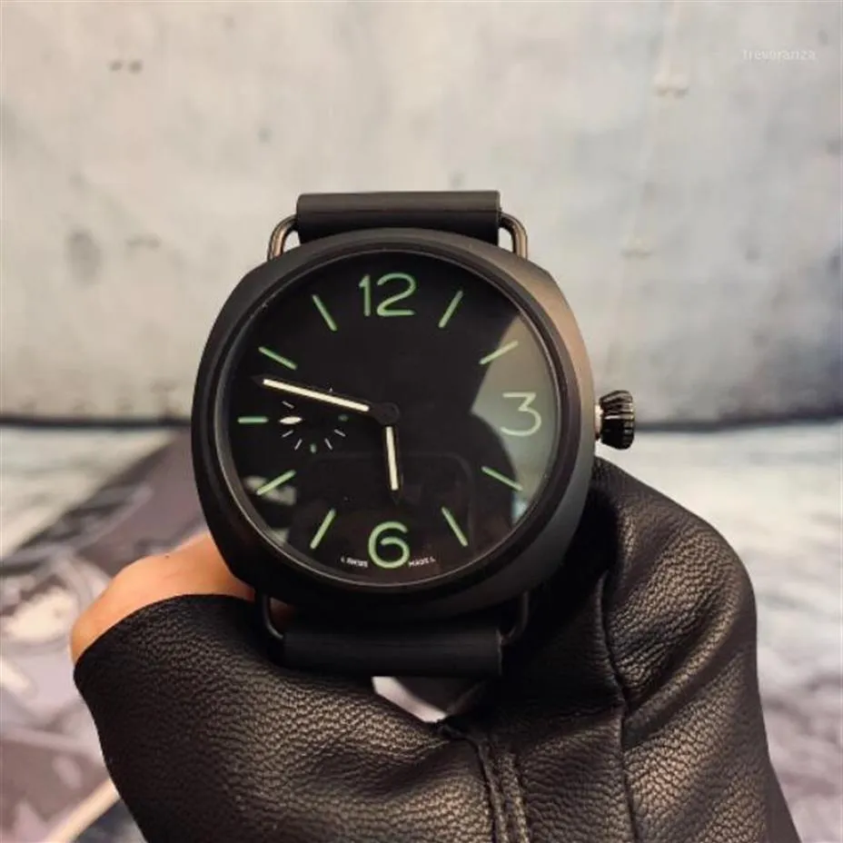 Luxury Men Watches Automatic movement 44mm Leather Band Waterproof Wristwatches 316L Watchcase Wristwatches Classic Men Watches1262Y