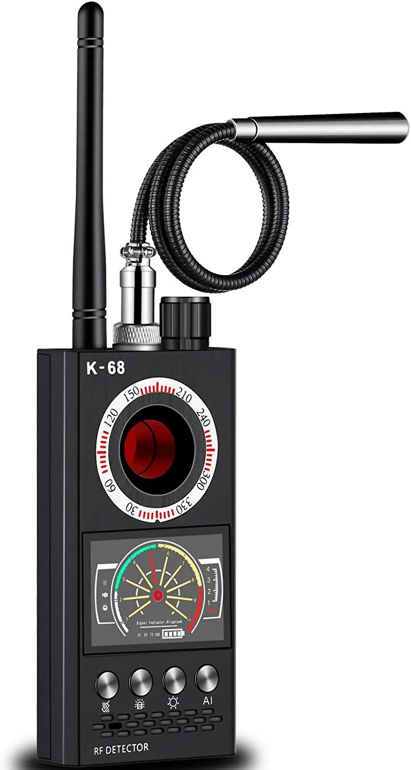 Caméra Cachée K68 1MHZ65GHZ RF Améliorée, Détecteur Anti Espion, GPS,  Détecteur Audio GSM, Scanner De Signal De Bug, Outil 7191937 Du 41,06 €