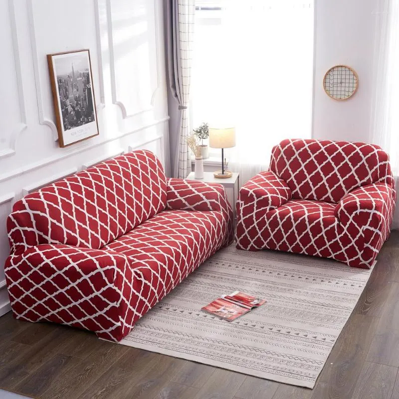 Stol t￤cker 1/2/3/4 sits stretch soffa m￶bler skyddare polyester ￤lskar soffa t￤ckarm f￶r vardagsrumsdekor