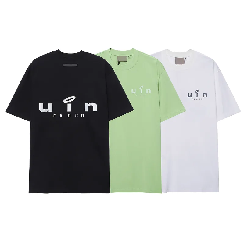 남성 T 셔츠 디자이너 남성 여성 셔츠 패션 Tshirt 편지 캐주얼 여름 짧은 슬리브 남자 티 여자 옷 검은 흰색 녹색