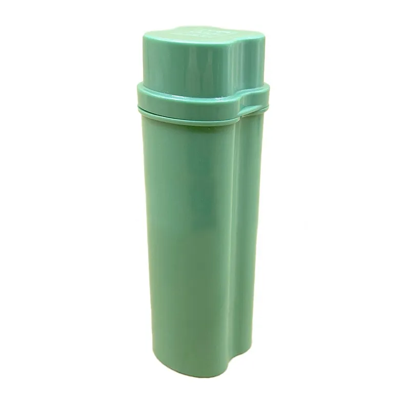 Smoking Portable Plastic Dry Herb Tobacco Preroll Roller Rolling Cone Horn Cigarette Cigar Holder Storage Box Stash Case Lighter Container DHL