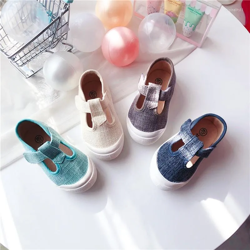 Athletic Shoes Fashion Toddler 2022 Autumn Kids for Boys Girls Candy Color Children's Casual Canvas Sneakers Soft Bottom