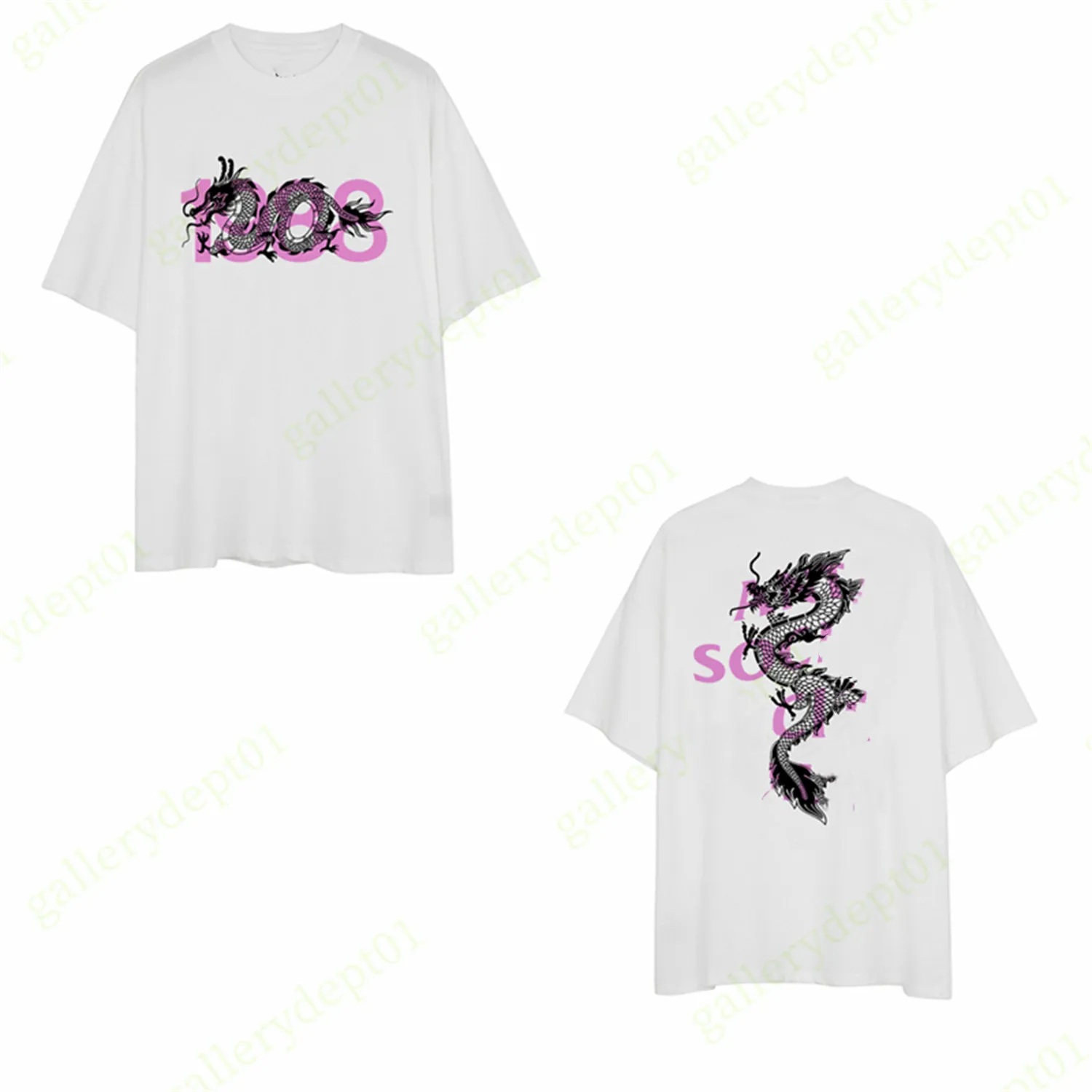 2022 Męskie Tshirt Designer T-koszulka Kamuflaż Glow Women Ubrania luźne para graficznych koszulka z dużym dopasowaniem T-shirt High Street Graffiti Print Refleksyjne T-koszule A5 349