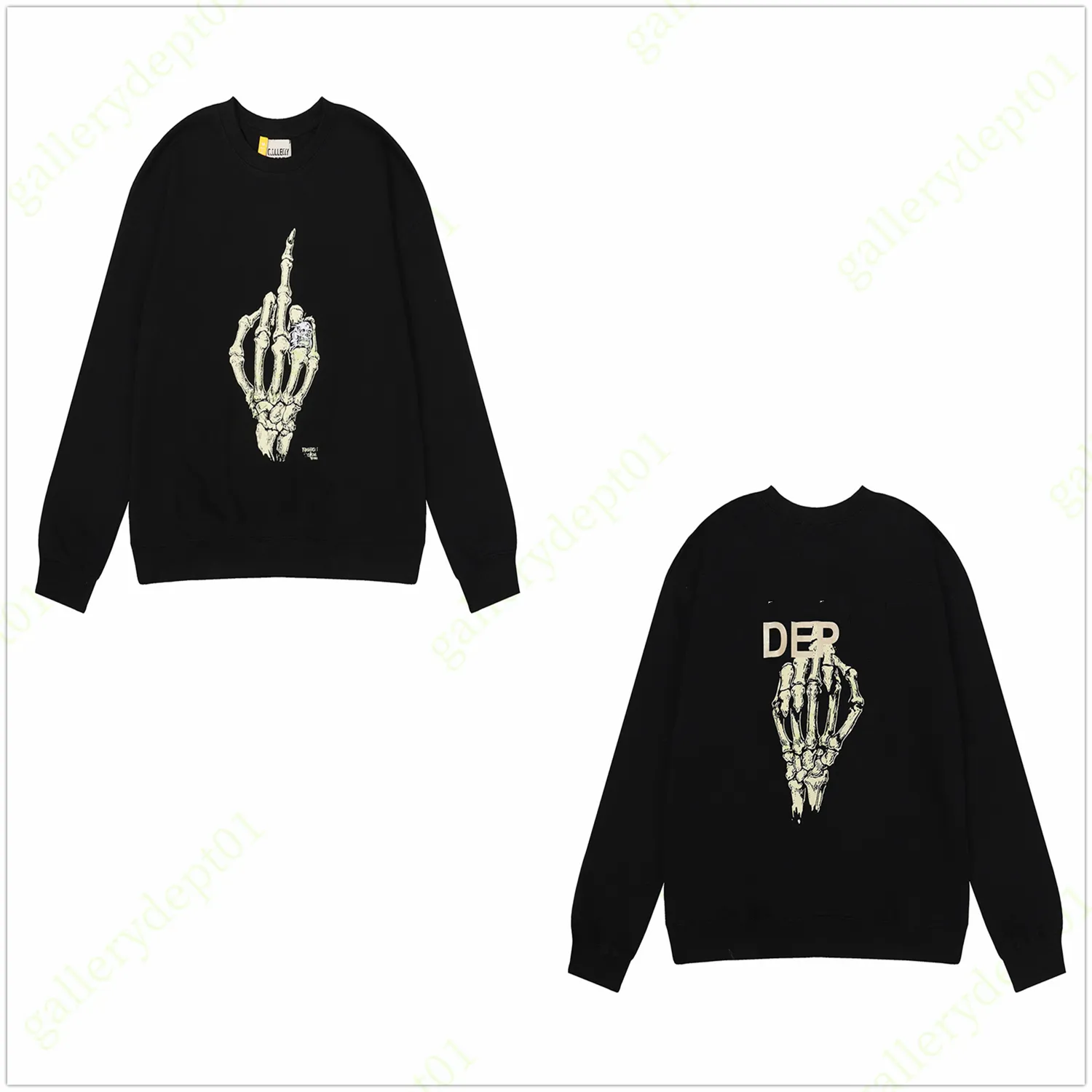 2022 herrtröjor designertröjor los angeles tygtröjor bronzing letter print hoodies Inverted Design hoody tech fleece hip hop lös