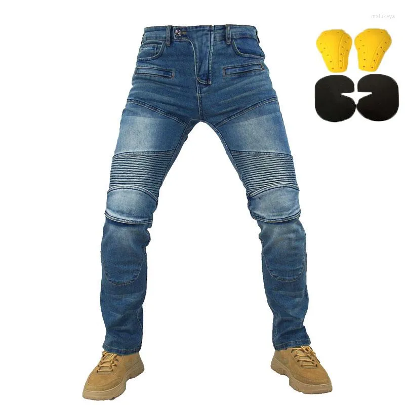 Motorfietskleding komine pk718 broek mannen moto jeans beschermende uitrusting riding touring motorboren broek motorcross