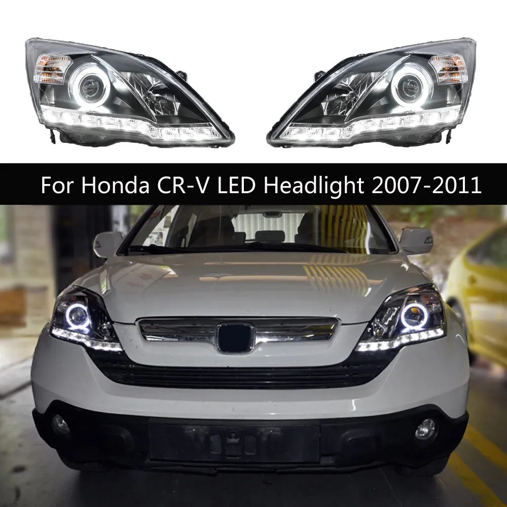 Autoscheinwerfer Montage-Lauflicht DRL-Blinkerlichter für Honda CR-V LED-Scheinwerfer 2007-2011 Beleuchtungszubehör