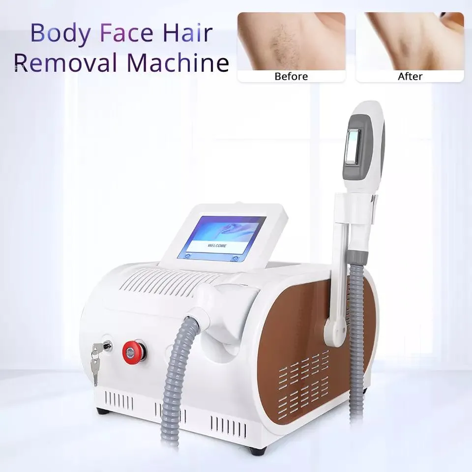 أحدث 3 الطول الموجي OPT IPL Elight Laser Fast Hair Removal Home Pulse Long Pulse Hair Derical Ice Hawn Adman