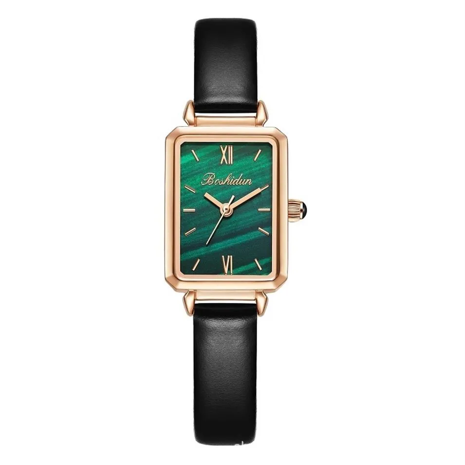 Tiktok LolaRose watches with the same watch female British student simple small dial green table254H