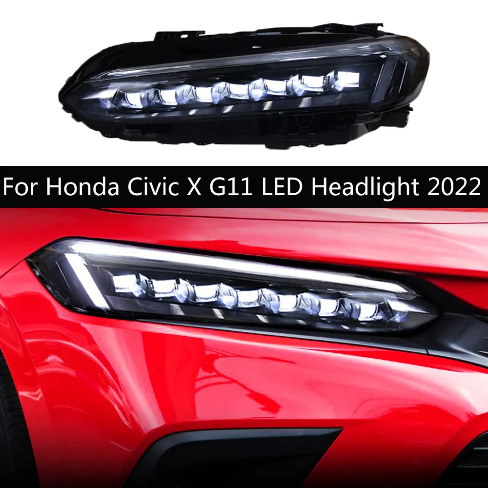 Fari per auto civici Assemblaggio lampada frontale Luce di marcia diurna per Honda X G11 Faro a LED 2022 Streamer dinamico Indicatori di direzione