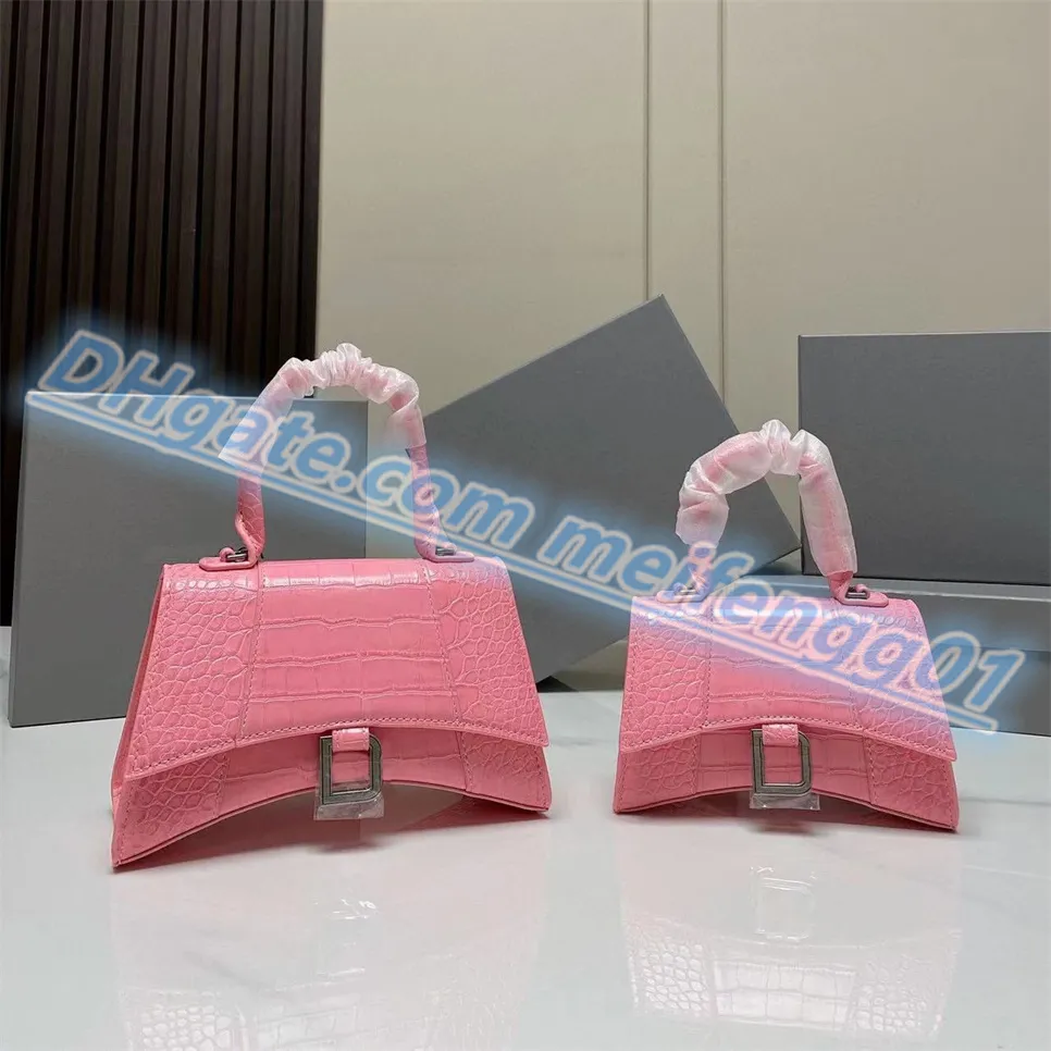 Balenciiaga bag 5A Top handbag designer wallets shoulder cross bag wallet handbags half moon tramp buckle leather pure crocodile single handle