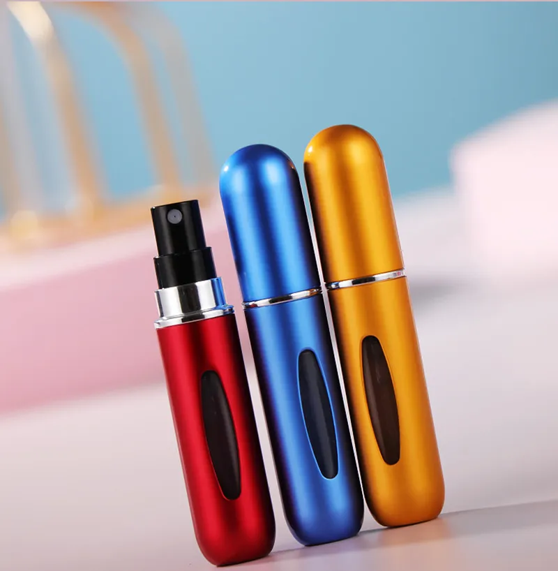5ml Bottom Filled Perfume Bottle Cosmetics Sub-Bottling Atomizer Travel Portable Refillable Spray Empty Container Bottles