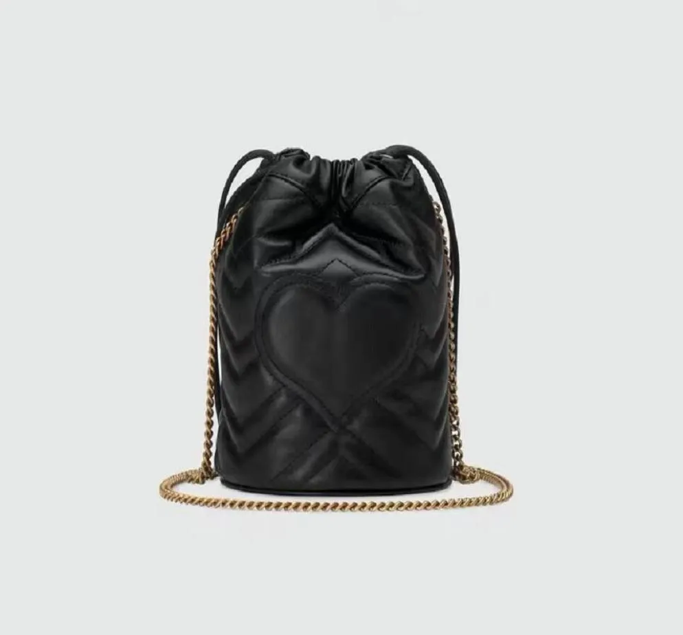 Brand luxury design mini bucket bag 2022 women039s fashion retro style one shoulder crossbody bags printed color handbag1041069