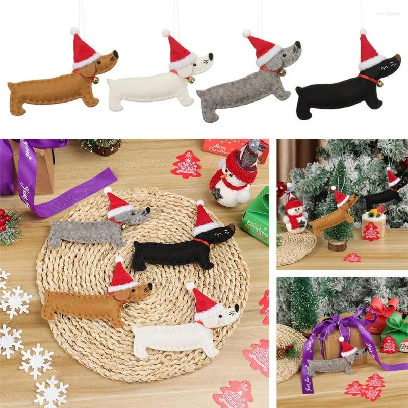 Christmas Decorations Xmas Dog Pendant Ornaments Tree Accessories Party Supplies For Home Decoration Hang Holiday Decor Gift