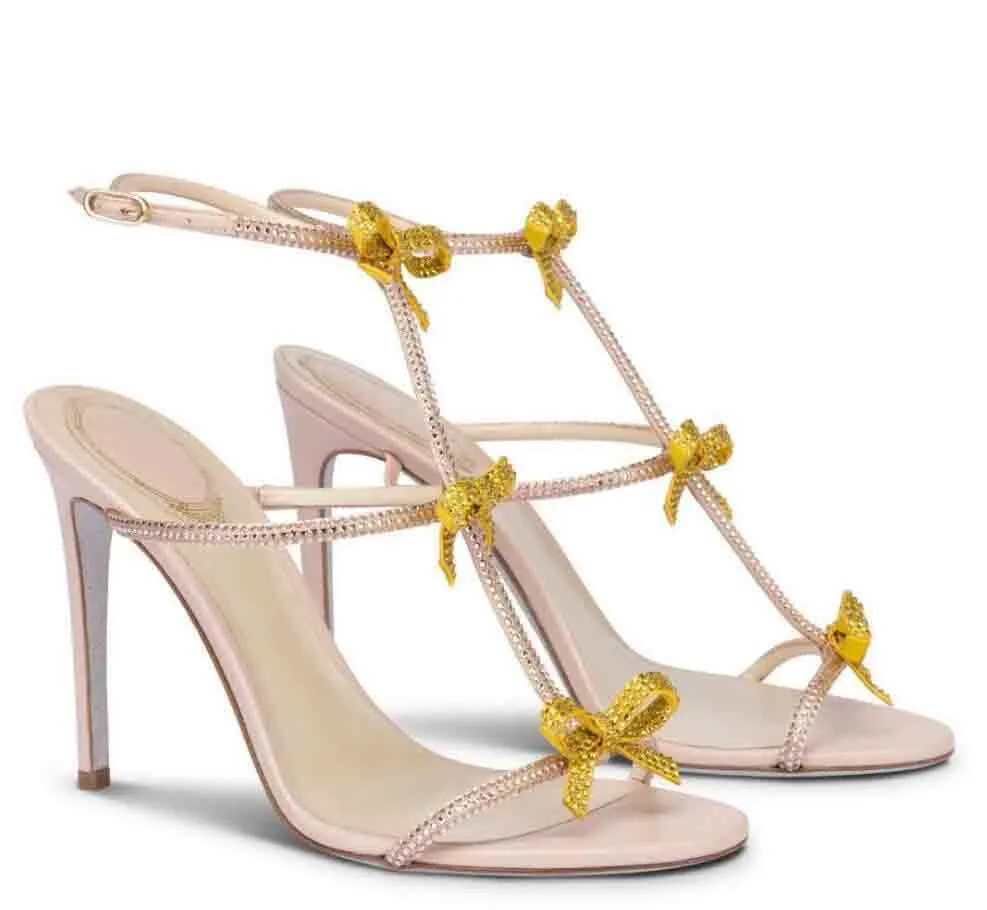 2024 Designer de verão RENE-C SANDALS SANDALS DE SANDALS DE HOMELO PARA CRISTÓRIAS PUNHO MULHERES PASSAMENTO DE FESTO CASAMENTO SEXY SLAPES