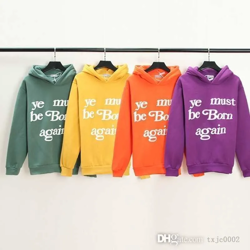 Designer Men Hoody Hoody Cotton Pullover Sweatshirts Losse lange mouw Hooded Jumper Mode Letter Gedrukte trui top