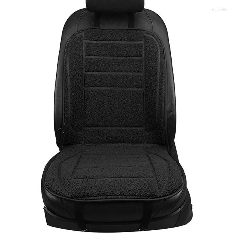 Car Seat Covers 12V 24V Multifunction Heated Cover Fast Heating Winter Warmer Cushion With Comfort Nonslip Backrest Pad