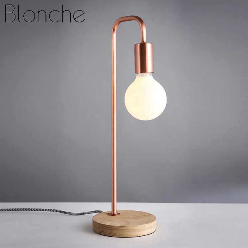 Rose gold bedside sale lamp