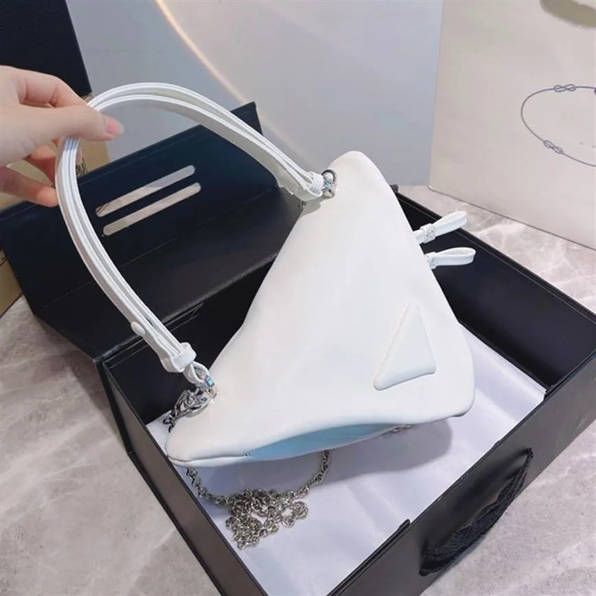 Itália clássica de bolsas de ombro de triangular de couro genuíno de alta qualidade vendendo carteira de luxurys designer feminino saco p277p