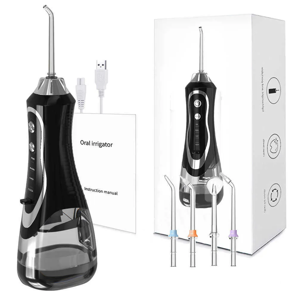 Oral Irrigators Other Hygiene Cordless Water Flosser Teeth Cleaner with DIY Modes and Tips Professional Portable Dental Irrigator 221215