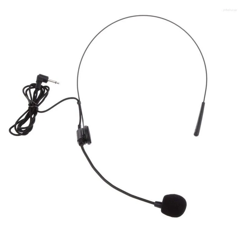 Microfoons -back -elektret Unidirectionele hoofdbandmicrofoon met plugflexieaansluiting