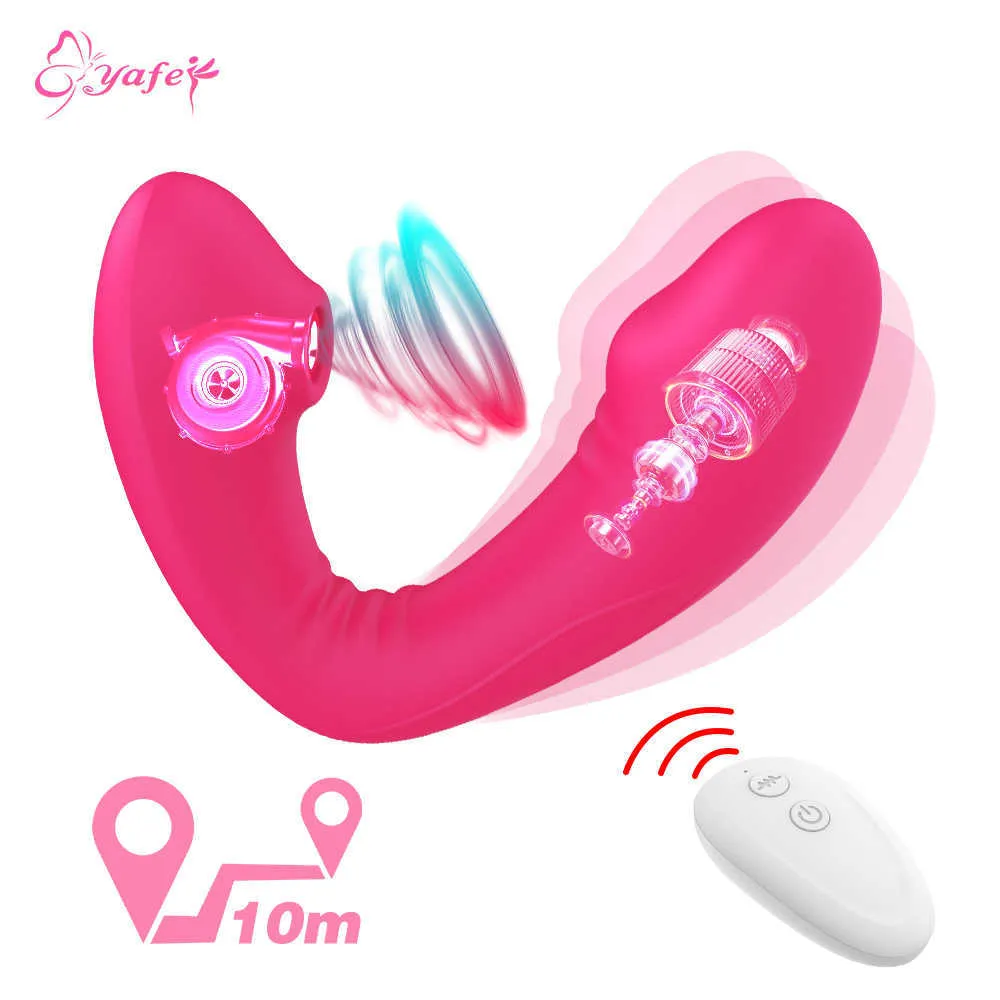 Beauty Items Vagina-Saugvibrator, 10 Geschwindigkeiten, kabelloser Dildo, Zappelspielzeug, orales Lecken, Klitoris-Sauger, Stimulation, sexy Spielzeug für Frauen