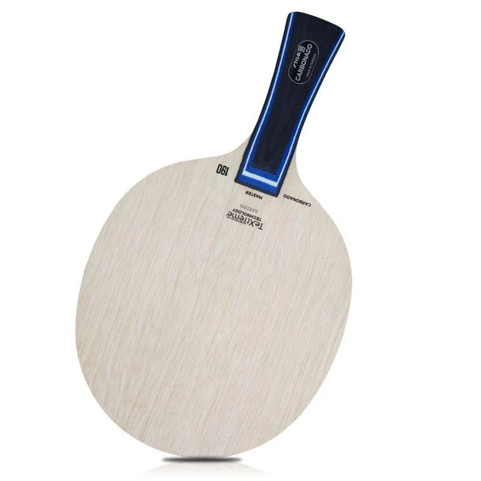 Tabel tennis Raquets Stiga Professional Bat Carbonado 145 190 Ebenholz NCT 7 voor hoogwaardige Master Pong Paddle161T