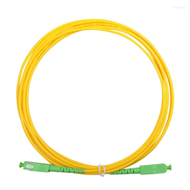 Câble de raccordement SC/APC-SC/APC de câble de raccordement de SM SX 3M d'équipement de fibre optique