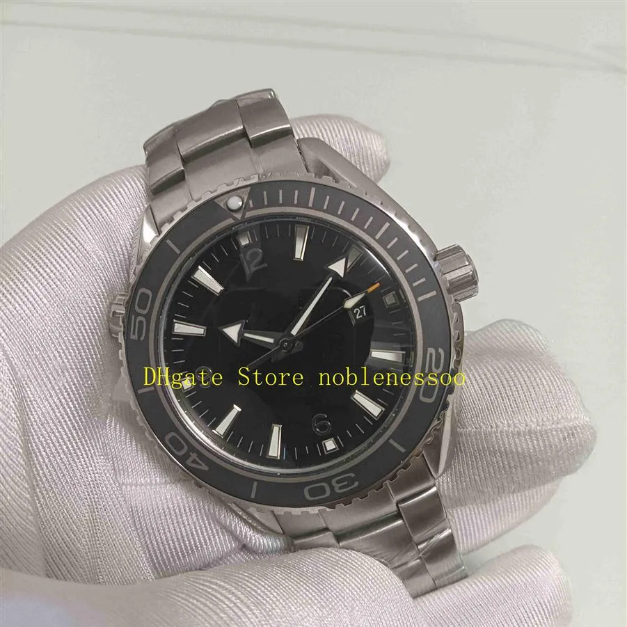 4 Стиль настоящий PO Super Cal 8900 Движение автоматическое мужское часы для мужчин черный циферблат керамический календарь океан Dive 600m планета Lumi239s