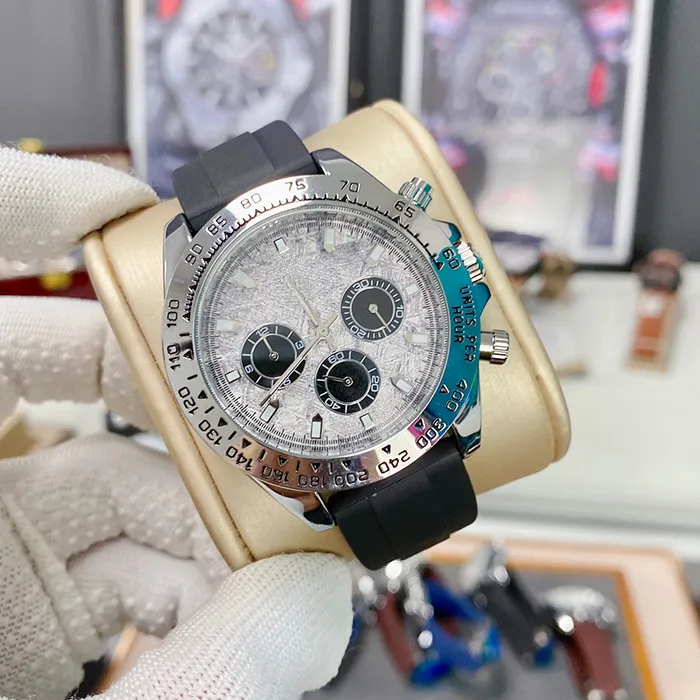 Orologio da uomo con timer, movimento automatico al quarzo di lusso, standby super lungo, ad alta resistenza, resistente ai graffi, con fibbia pieghevole in lega a specchio, orologio sportivo per il tempo libero di alta qualità