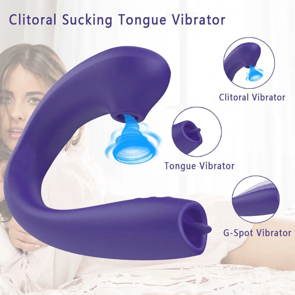 Beauty Items Clitoral Sucking Vibrator For Women 10 Speeds Vibrating sexy Toys Vagina Tongue Licking Clitoris Stimulation Female Masturbator