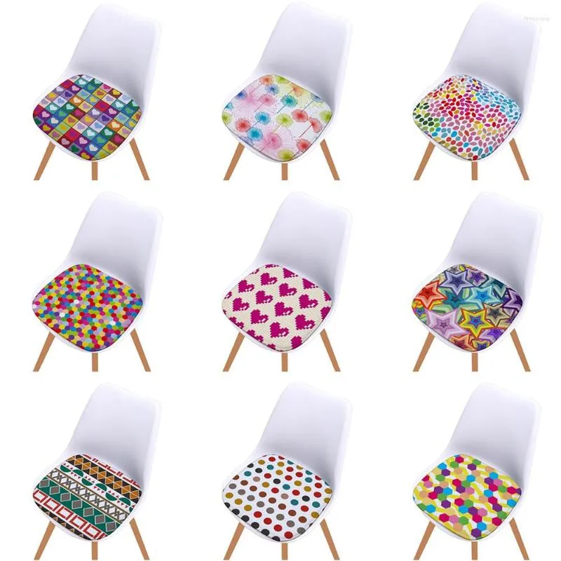 Pillow 40cm Digital Printing Bay Window Pad Floral Sponge Non-slip Chair Love Geometric Lattice Seat Home Decor CE2064/o