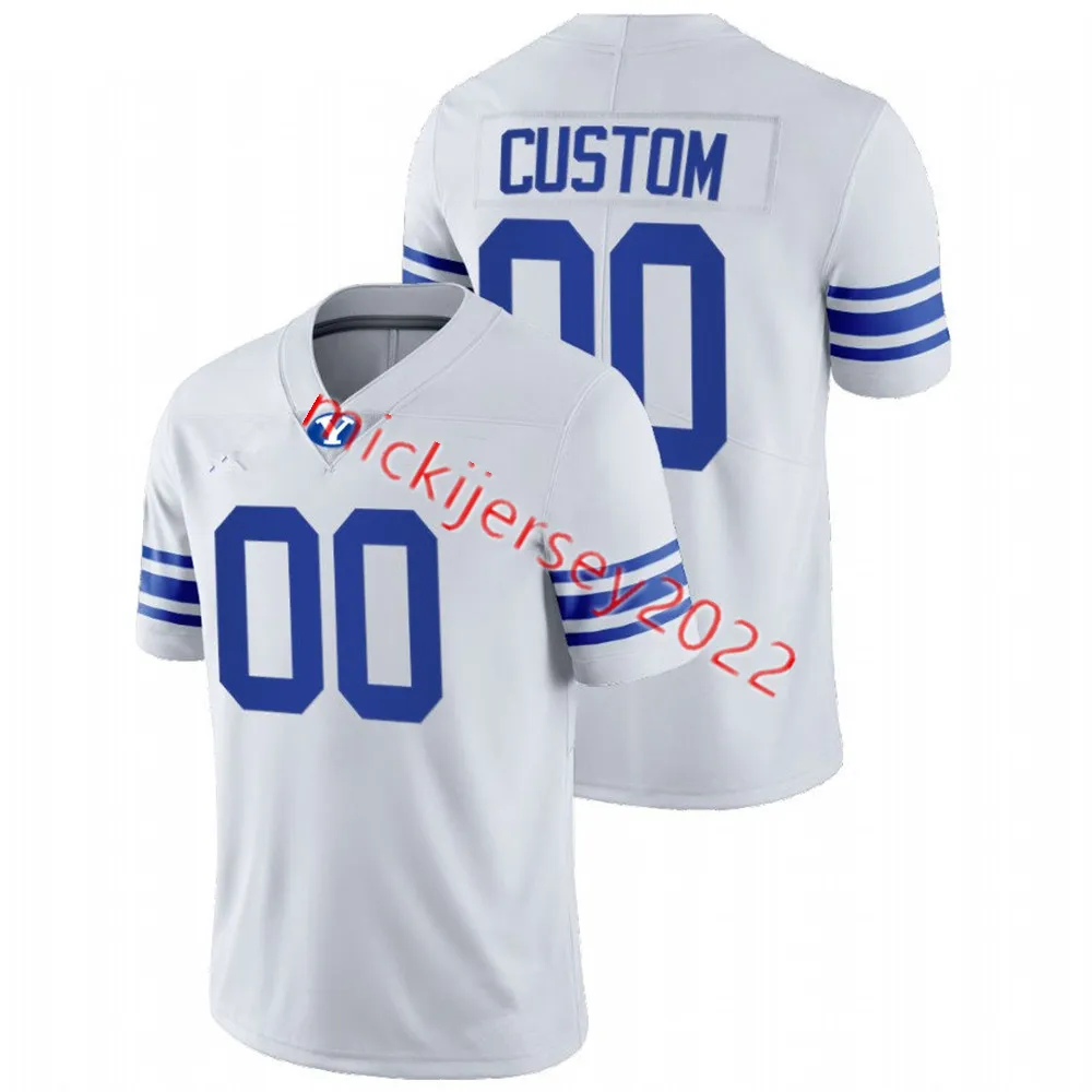 Dayan Ghanwoloku Zach Wilson BYU Cougars Football Jersey Stitched