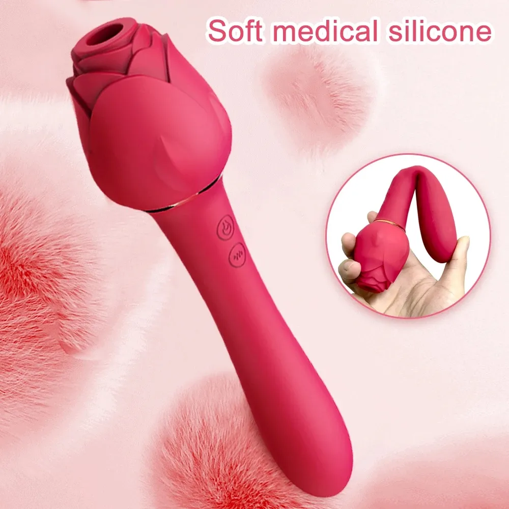 Zuigvibrator Vrouwelijke Clitoris Zuignap Vacuüm Stimulator l Massageapparaten Volwassenen Goederen Rose Trillende Seks Tot_voghion.com