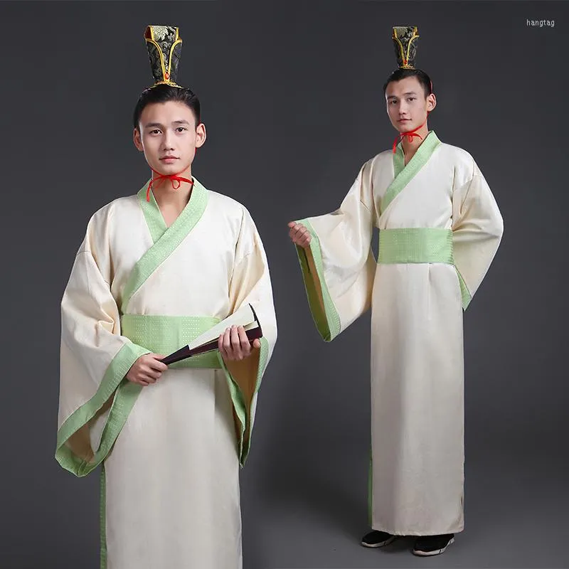 ステージウェアメンズハンフコスチュームコスプレコスプレ服中国伝統的なダンス服の男の子古代ローブフォーク89