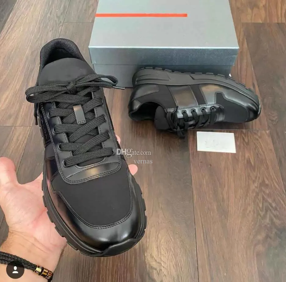TOP luksusowy Prax 01 Sneakers buty męskie materiały techniczne Re-Nylon swobodny chodzenie słynne gumowe zaczep jałowy impreza