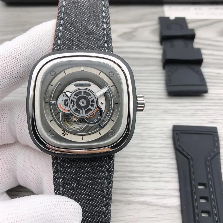 Mężczyźni 82S7 Automatyczne zegarki 316L zegarki ze stali nierdzewnej 40H Power Reserve Sapphire Stoycase Designer Luminous Wathces for Man221s