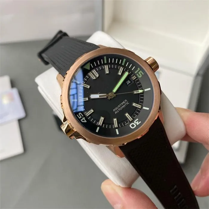 2023 U1 Top-klass AAA IW376805 Super Montre de Luxe Mens Watches 44mm x12mm 4813 Automatisk maskinr￶relse st￥lfodral Luxury Watch Wristwatches