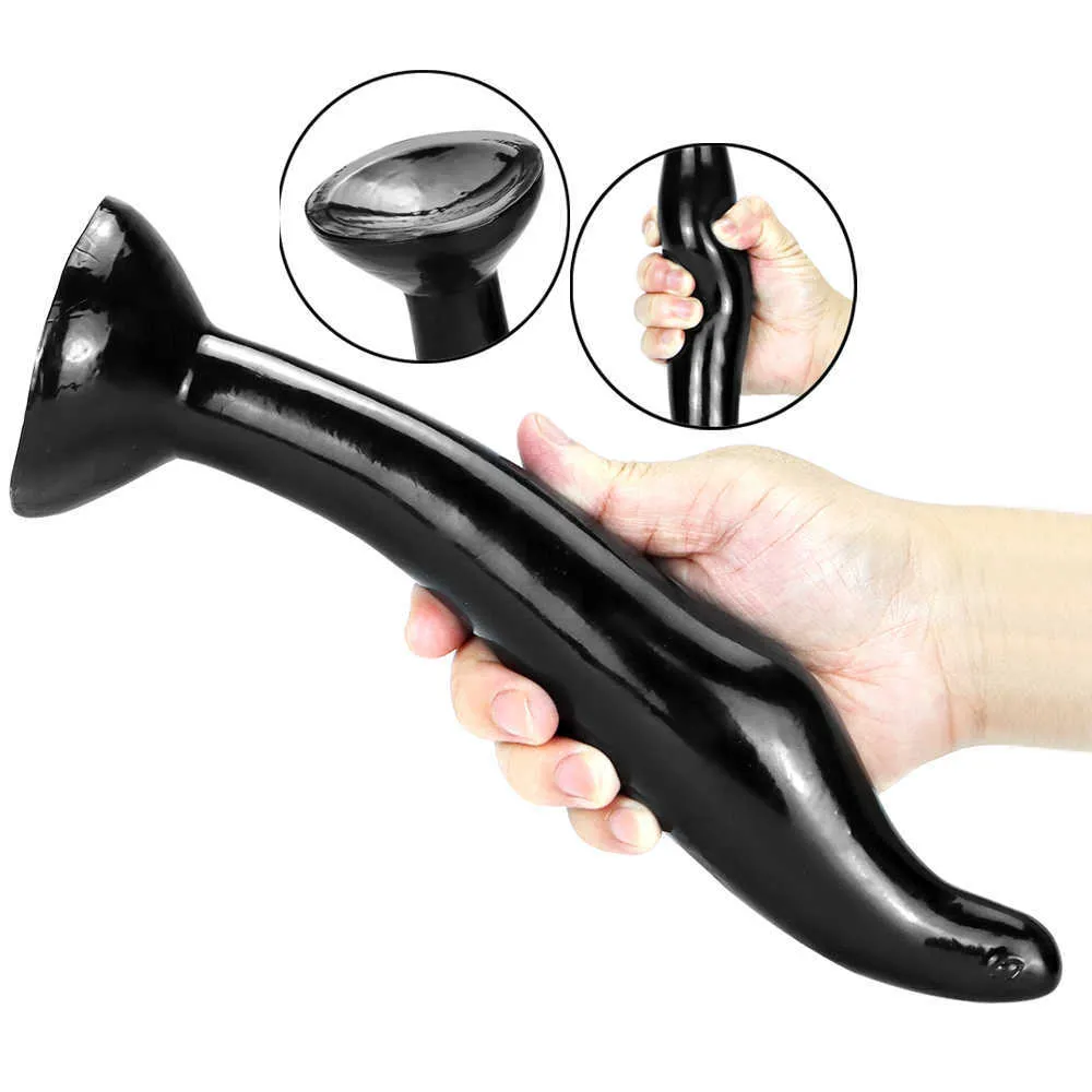 Skönhetsartiklar Långa analplugg sexiga leksaker för män kvinnor enorm dildo prostata massager expander erotiska leksak par vuxen butik