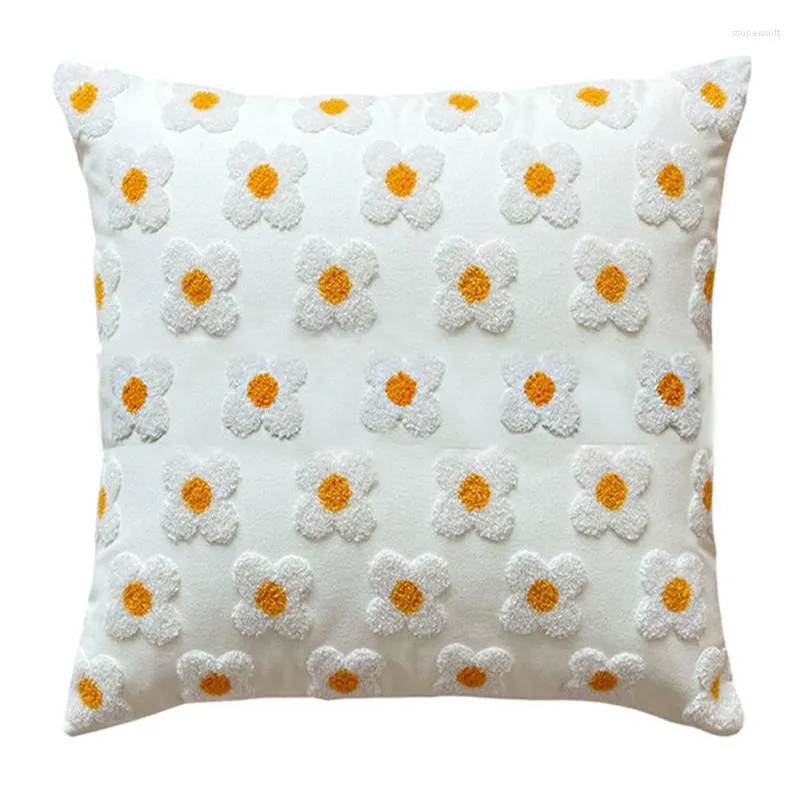 Poduszka marka styl mody mała stokrotka kwiatowa sofa sofa na poduszkę bez rdzenia do fotelika samochodowego salonu sypialnia