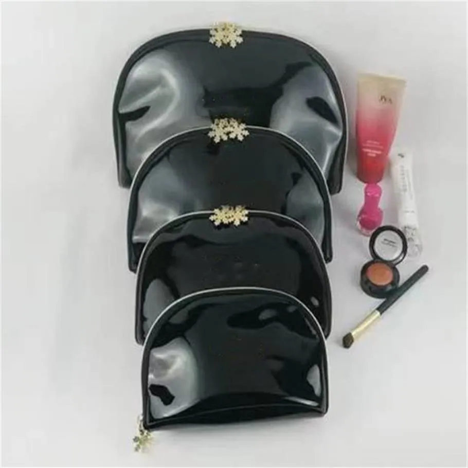 Makeup PU bags for Women snowflake famous brand 4pcs set vanity cosmetic case makeup organizer bag toiletry clutch pouch bouti2754