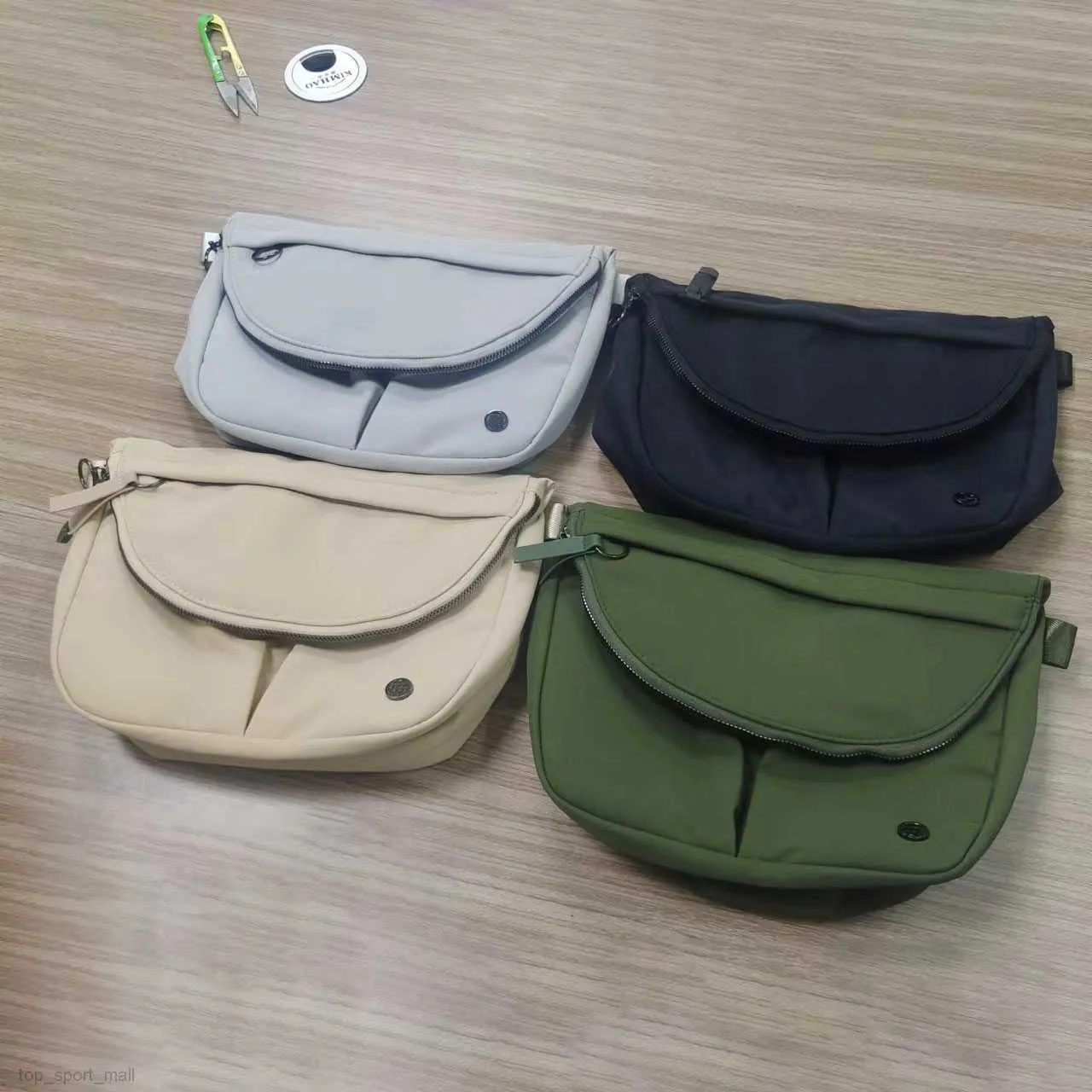 Lu dames zak buiten schoudertassen festival tas ritssluiting buiten crossbody hebben verstelbare riem yoga tassen water-repellente vrouwen schoudertas